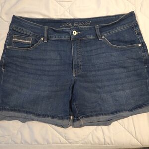 Jag Jeans Women's Alex Boyfriend Denim Shorts Sz 16W